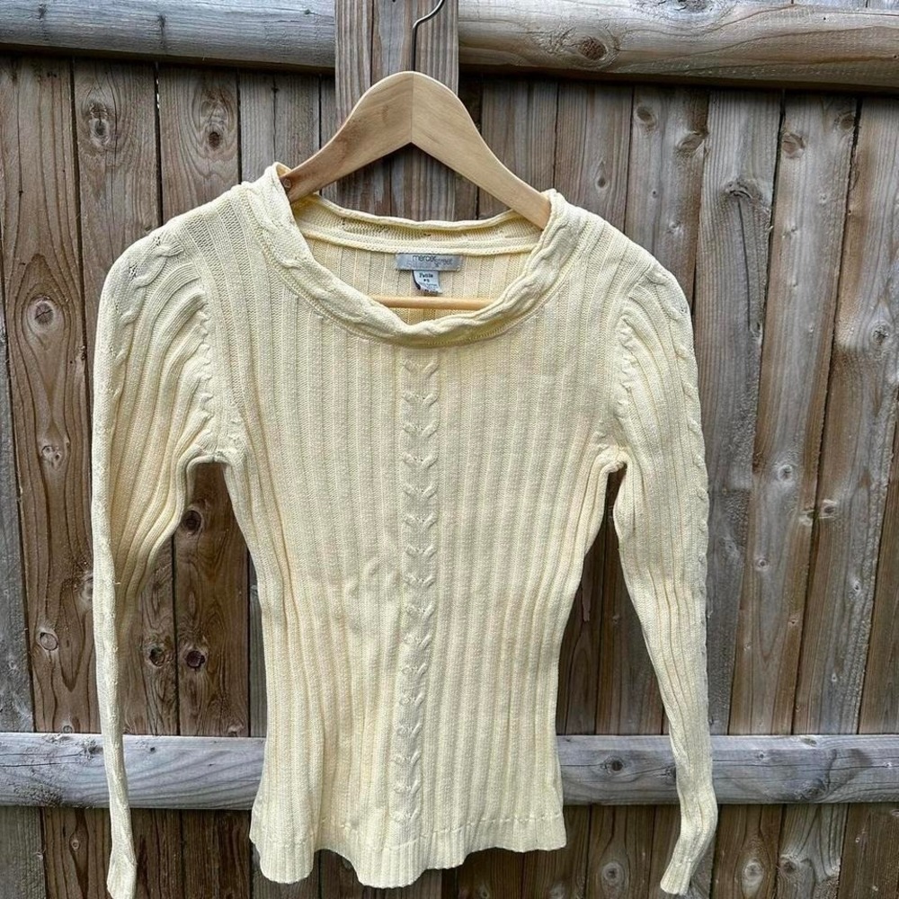 Mercer Street Pale Yellow Sweater